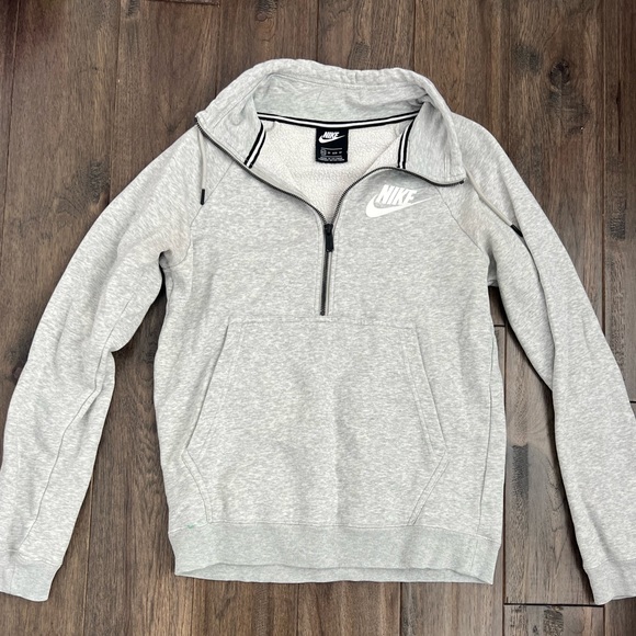 Nike Tops - Nike Gray Quarter Zip size XS